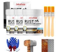 Nbzsmlkn Agente De Conversión De Óxido De Alta Eficacia Y Larga Duración, Convertidor De Óxido Para Metal, Pintura Convertidora De Óxido Resistente A La Intemperie Para Metal (3 unidades)