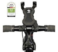 NC-17 Connect 3D - Soporte Universal para Smartphone y teléfono móvil para Bicicleta, Bicicleta, Moto o teléfono móvil para iPhone, Galaxy, Color Negro