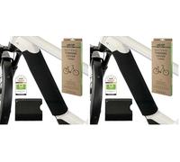 NC-17 E bike - Funda protectora para batería (neopreno, 3,5 mm, protección térmica, hasta 49 cm, también para batería 625, circunferencia de 27-40 cm, ajuste universal, color negro) (Paquete de 2)