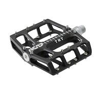 NC-17 Sudpin IV XL TNT - Pedales de plataforma de aluminio para bicicleta de montaña, pedales de BMX, altura plana de 17.7 mm, sistema Fail Safe, color Negro , tamaño extra-large