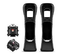 NC 2 sensores de adaptador Motion Plus y 2 fundas de silicona para control remoto Wii, adaptador Motion Plus acelerador de repuesto para adaptador Wii Motion Plus (negro)