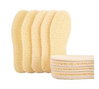 NC - 4 pares de plantillas de piel de oveja para niños, plantillas de invierno acogedoras de lana gruesa para botas, zapatos, pantuflas, insertos de zapatos para niños pequeños