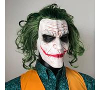 NC Halloween horror peluca máscara carnaval Pascua fiesta Joker payaso verde máscara de pelo