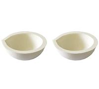 NC LLF - Cuenco de cerámica para crisol para horno, fundición y refinación de oro y plata (2 unidades de 100 g)