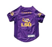 NCAA LSU Tigers Pet Stretch Jersey, XS