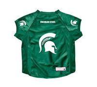 NCAA Michigan State Spartans Pet JerseyJersey elástico, Color del Equipo, Perro Grande