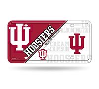 NCAA - Placa de Metal para Coche, MTG200101, Rojo, 12" x 6"