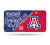 NCAA - Placa de Metal para Coche, Unisex, MTG460102, Team Color, 12" x 6"
