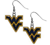 NCAA Siskiyou Sports Womens West Virginia Mountaineers Dangle Earrings One Size Team Color