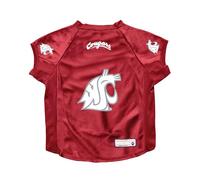 NCAA Washington State Cougars Mascota Jersey elástico, Color del Equipo, Perro Grande