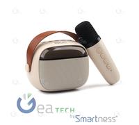 NCC ALTAVOZ BLUETOOTH S11 CAJA CON MICRÓFONO PORTÁTIL INALÁMBRICO BEIGE
