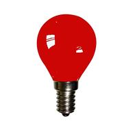 NCC-Licht 1 bombilla LED de filamento, 2 W, E14, color rojo, 10 lm