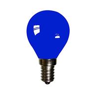 NCC-Licht Bombilla LED P45 gota 2 W E14 13 lm azul para interior y exterior | Bombilla LED de colores, sustituye a una bombilla incandescente de 10 W con casquillo E14, para fiestas de jardín de cerveza