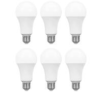 NCC-Licht Spectrum - Juego de 6 bombillas LED (18 W = 120 W, E27, mate, 1800 lm, luz blanca diurna, 6000 K, 220°
