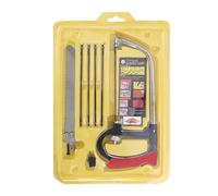 NCCHDZSW Handsäge Bügelsäge Set Bügelsäge Multifunktions Universal Metallsäge HSS Stahl Sägeblätter mit Multi-Blades-Set Hand Bügelsäge zum Schneiden von Holz Sperrholz Glas Metalle