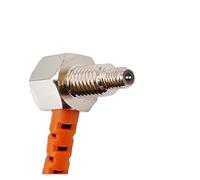 NCCNATMHP 1 Unidad de sonda de Fibra óptica de reflexión difusa en ángulo Recto M3/M4/M6 con Codo y Tubo de Aguja Fina for Amplificador de Fibra óptica(GX4-F1-T)