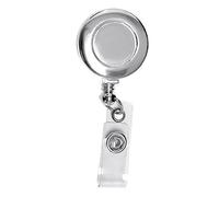 Ncd medical/prestige medical s13 - Svr retracteze - pinza para tarjeta de identificación con cuerda retráctil, color plateado