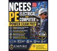 NCEES PE ELECTRICAL AND COMPUTER POWER EXAM PREP: Professional Engineer Study Guide with 2,000 Practice Questions, Circuit Analysis, Protective Relaying, & Full Answer Explanations