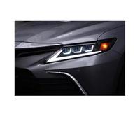 NCGLEQVW Accesorios de coche Compatible con Toyota Camry faro delantero 2018-2022 Camry faro DRL señal de giro luz alta proyector lente