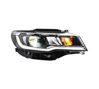 NCGLEQVW Faros delanteros de estilo de automóvil compatible con Bora 2019-2021 Animación DRL Señal de giro móvil Luz lejana y cercana sumergida Lámpara de cabeza con lente Be-xenon