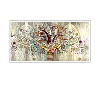 NCHEOI Árbol de la vida de Gustav Klimt paisaje pared arte lienzo carteles e impresiones cuadro moderno de arte de pared para decoración interior del hogar 60x120cm sin marco