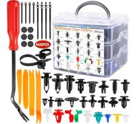 NCKIHRKK 820 Piezas Grapas Coche con Herramienta de clips Desmontaje Coche, Universales Remaches Plastico Coche, 965 Piezas Juego de Auto Remaches Plastico Clips De Nylon para Paneles de Puerta