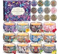 NCKIHRKK Velas Perfumadas Regalos Originales para Mujer, 12 Piezas Velas Aromáticas Cera de Soja Natural, Velas Decorativas para Cumpleaños, Día de la Madre, Navidad, San Valentín, Aniversarios