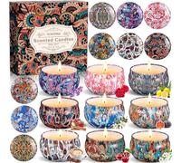 NCKIHRKK Velas Perfumadas Regalos Originales para Mujer, 9 Piezas Velas Aromáticas Cera de Soja Natural, Velas Decorativas para Cumpleaños, Día de la Madre, Navidad San Valentín Aniversarios