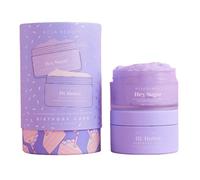 NCLA Beauty All Natural Body Scrub and Body Butter - Exfoliating Sugar Scrub and Moisturizer with Natural Butters and Oils - Birthday Cake - 2 pc