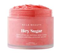 NCLA Beauty Hey Sugar All Natural Body Scrub - Moisturizing, Exfoliating Sugar Scrub - Shea, Cocoa, and Mango Butters - Pink Grapefruit - 8.8 oz