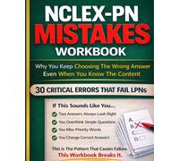 NCLEX-PN Mistakes Workbook: Why You Keep Choosing The Wrong Answer: The Thinking Errors, Priority Traps, And Clinical Judgment Mistakes That Cause Students To Fail (NCLEX Thinking Errors Series)