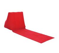 NCONCO Esterilla de playa portátil, sillón de salón al aire libre, tumbona de playa portátil, para tiempo libre, inflable, esterilla de playa, plegable, impermeable, flocado, respaldo para viajes