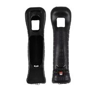 NCONCO Motion Plus - Adaptador de sensor Motion Plus, accesorio externo de sensor de movimiento Plus, funda de silicona para mando a distancia Nintendo Wii (negro)
