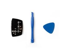 NCOUUOCN Emblema M para pomo de palanca de cambios para BMW X1 X3 X5 X6 M3 M5 F01 F10 F30 F35 F15 F16 F18 (estándar (sin logotipo M))