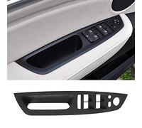 NCOUUOCN Manija de Puerta de Cocha Compatible con Tirador de Puerta BMW E70 E71 X5 X6 Reposabrazos interiores de la puerta principal del conductor (Negro/Frente izquierdo)