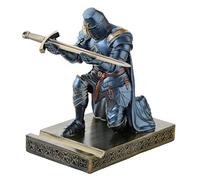 NCQIXIAO Organizador de escritorio medieval para caballeros templarios como regalo para oficina y hogar (azul)