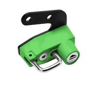 NCSAJCNX Candado for Casco de Motocicleta Kawasaki Eliminator 500 2023-2024, Color Negro, con Gancho de Montaje de aleación en el Lado Derecho y 2 Llaves.(Green)