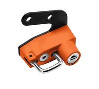 NCSAJCNX Candado for Casco de Motocicleta Kawasaki Eliminator 500 2023-2024, Color Negro, con Gancho de Montaje de aleación en el Lado Derecho y 2 Llaves.(Orange)