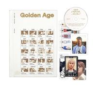 NCT - 4th Album [Golden Age] (Archiving Ver.) Photo Book + CD-R + Bookmark + Sticker + Yearbook Card + Polaroid + Photocard + 2 Pin Badges + 4 Extra Photocards