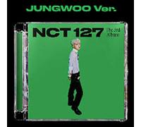 NCT - NCT 127 [ STICKER ] 3rd Album (JEWEL CASE) [ JUNGWOO ] Ver. 1ea CD+16p Photo Book+12p Lyric Paper+1ea AR Clip Card+1ea AR Photo Card
