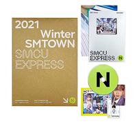 NCT - NCT - 2021 Winter SMTOWN : SMCU EXPRESS (NCT - Nighttime Pass Ver.) Booklet + Folded Poster + CD-R + Postcard + Pass Card + Photo Card + 1 Printed Hand Pocket Mirror + 4 Extra Photocards