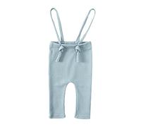 NCTCITY Bebé Niñas Pantalones Largos de Tirantes Recién Nacido Mono de Sin Mangas Cintura Elástica Pull-on Pantalón Casuales Leggings de Color Sólido para Bautizos Niño Pequeña 3-24 Meses