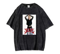 NCTCITY Hombre Mujer Camisetas de Manga Corta Stray Kids Dominate Impreso Casual Retro Lavada T-Shirts Harajuku tee Tops de Algodón Giant BangChan Lee Know Changbin Hyunjin Han Felix Seungmin I.N