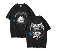 NCTCITY Hombre Mujer Camisetas de Manga Corta Stray Kids Dominate Impreso Unisexo Casual T-Shirts Harajuku tee Tops World Tour BangChan Lee Know Changbin Hyunjin Han Felix Seungmin I.N