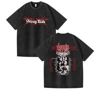 NCTCITY Hombre Mujer Camisetas de Manga Corta Stray Kids Dominate Unisexo Casual Estilo Vintage T-Shirts Harajuku tee Tops de Algodón BangChan Lee Know Changbin Hyunjin Han Felix Seungmin I.N