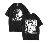 NCTCITY Hombre Mujer Camisetas de Manga Corta Stray Kids Karma Impreso Unisexo Casual T-Shirts tee Tops BangChan Lee Know Changbin Hyunjin Han Felix Seungmin I.N