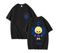 NCTCITY Hombre Mujer Camisetas de Manga Corta Stray Kids Karma Lindo Animal Impreso Unisexo Casual T-Shirts tee Tops BangChan Lee Know Changbin Hyunjin Han Felix Seungmin I.N