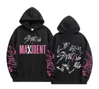NCTCITY Hombres Mujeres Sudaderas con Capucha Manga Larga Hoodie Stray Kids MAXIDENT Pulóver Tops SKZ BangChan Lee Know Changbin Hyunjin Han Felix Seungmin I.N