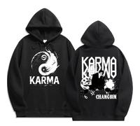 NCTCITY Hombres Mujeres Sudaderas con Capucha Stray Kids Karma Impreso Hoodie Pulóver Tops BangChan Lee Know Changbin Hyunjin Han Felix Seungmin I.N