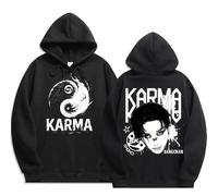 NCTCITY Hombres Mujeres Sudaderas con Capucha Stray Kids Karma Impreso Hoodie Pulóver Tops BangChan Lee Know Changbin Hyunjin Han Felix Seungmin I.N